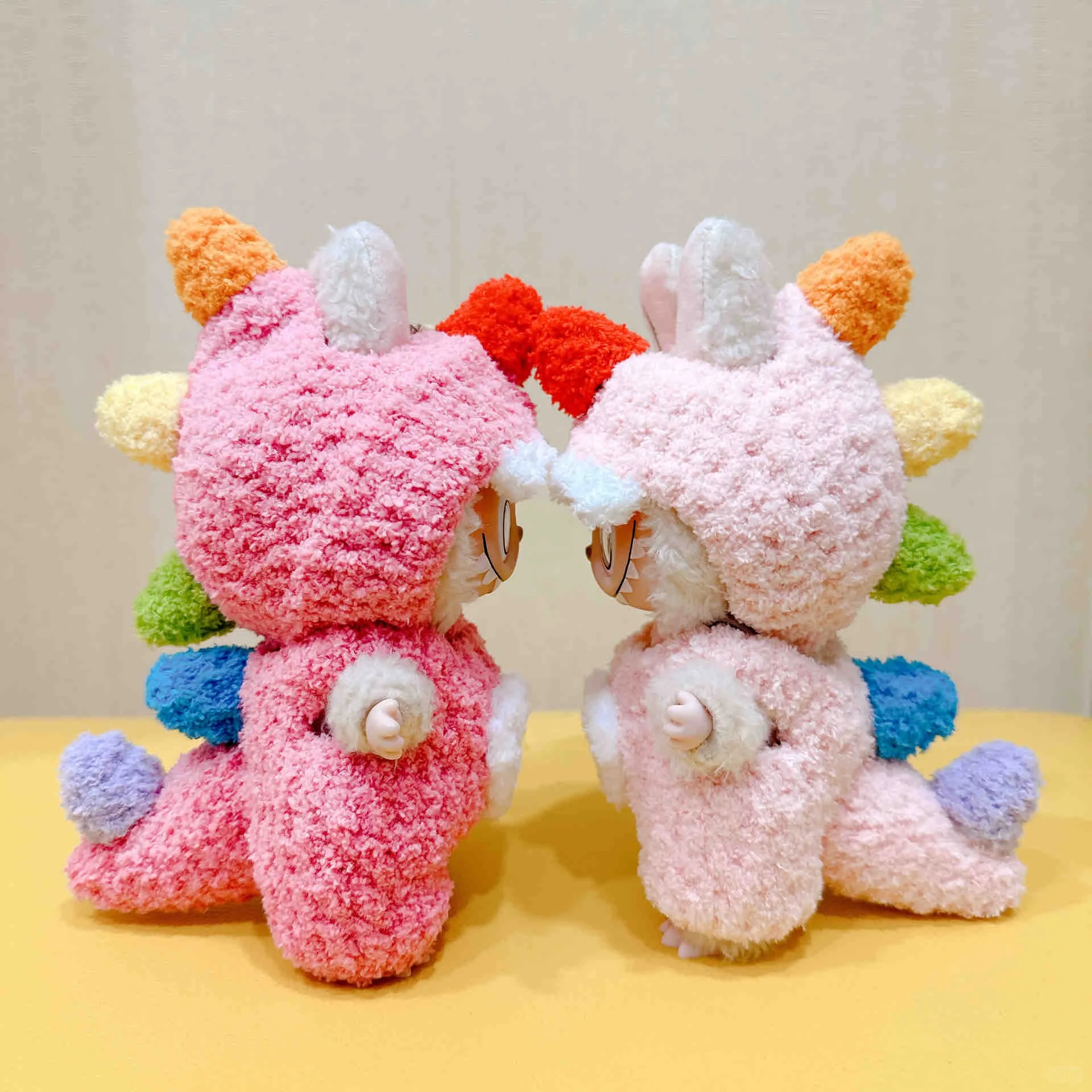 Labubu doll outfits background